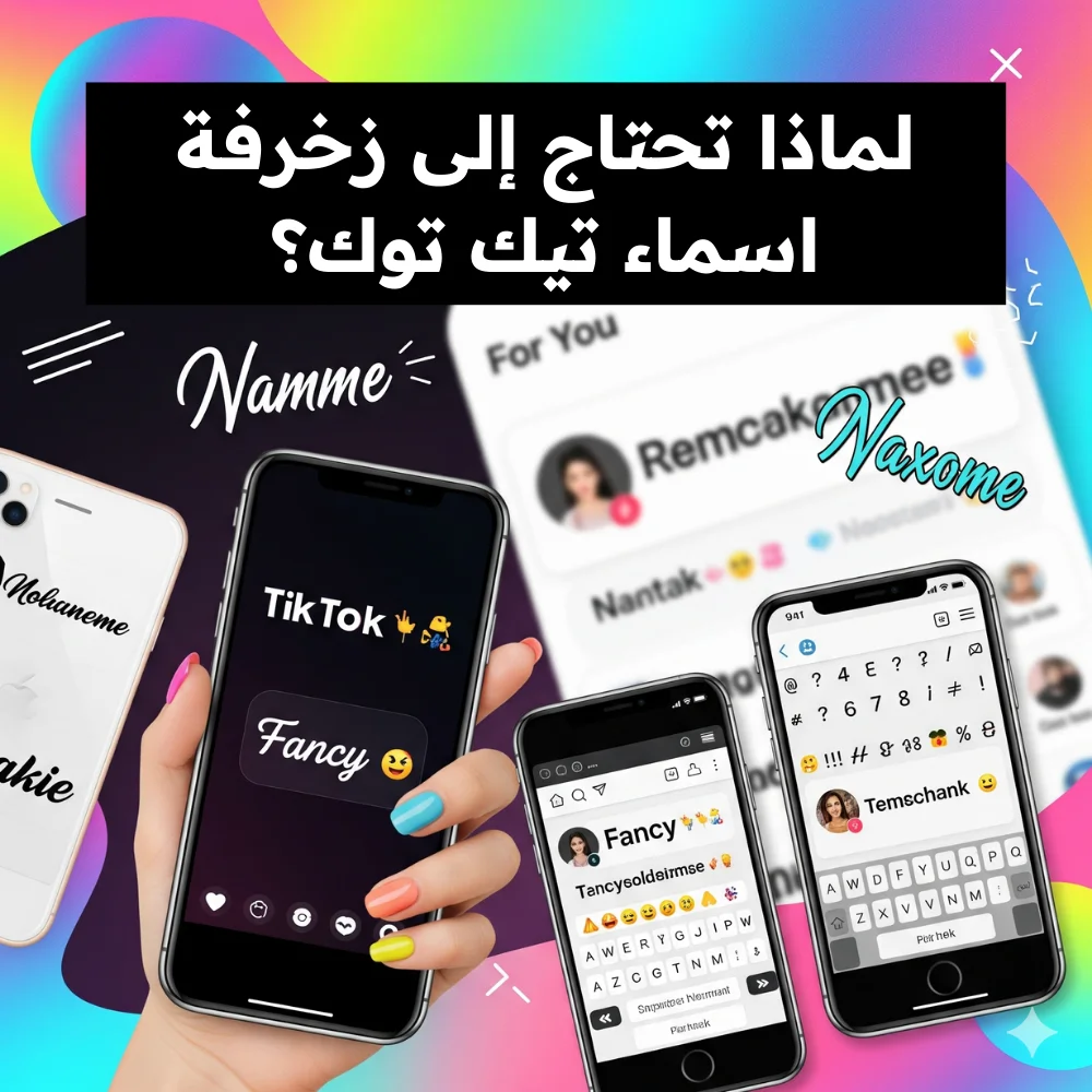 زخرفة اسماء تيك توك