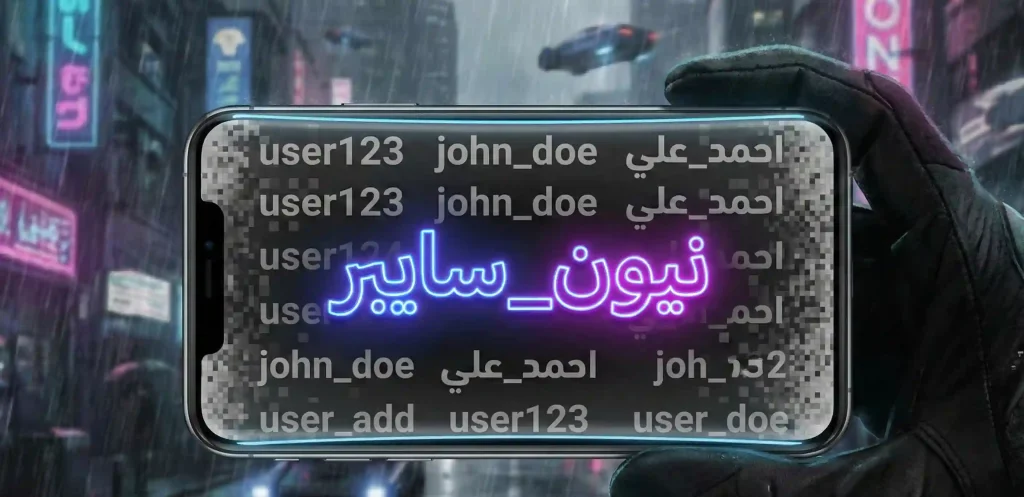A comparison showing how a decorated username stands out on a mobile screen compared to normal text.