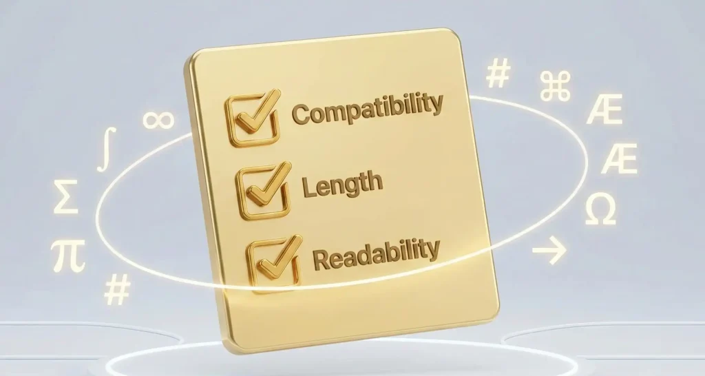 An illustration representing the golden rules for selecting the correct text decoration for games and social media.